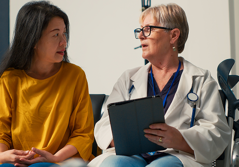 Medical consultation between patient and healthcare provider